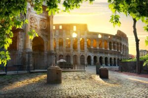 Colosseum and the Arch of Constantine